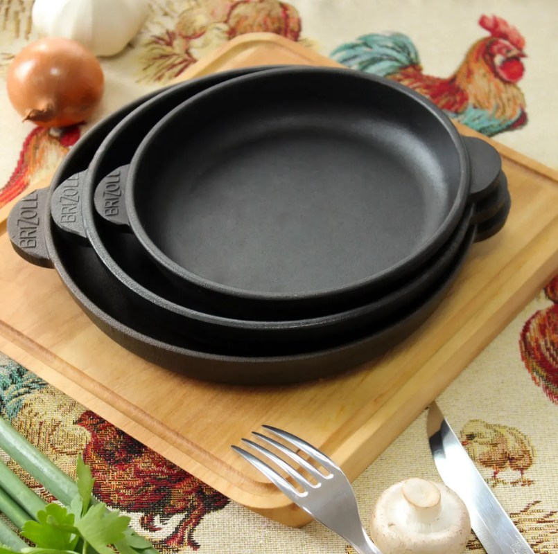 Сковорода чавунна порційна Brizoll HoReCa 160х25 мм (H1625) - фото 6 Сковорода чавунна порційна Brizoll HoReCa 160х25 мм (H1625) - фото 6