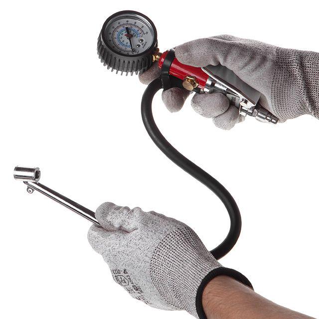 Пістолет для підкачування коліс Intertool з манометром пневматичний для вантажних автомобілів (000028116) - фото 4 Пістолет для підкачування коліс Intertool з манометром пневматичний для вантажних автомобілів (000028116) - фото 4