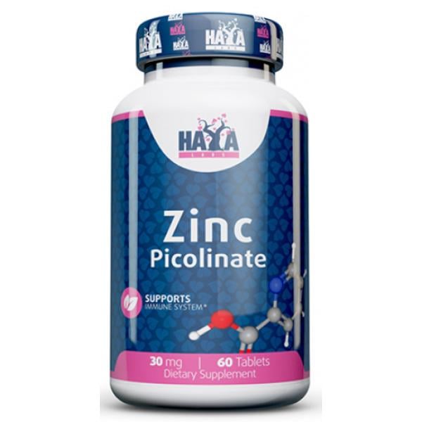 Цинк Haya Labs Zinc Picolinate 30 mg 60 таблеток