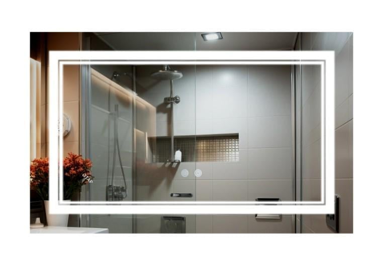 Зеркало для ванной комнаты Qtap Cardinal с LED-подсветкой Touch (QT0478C10070)