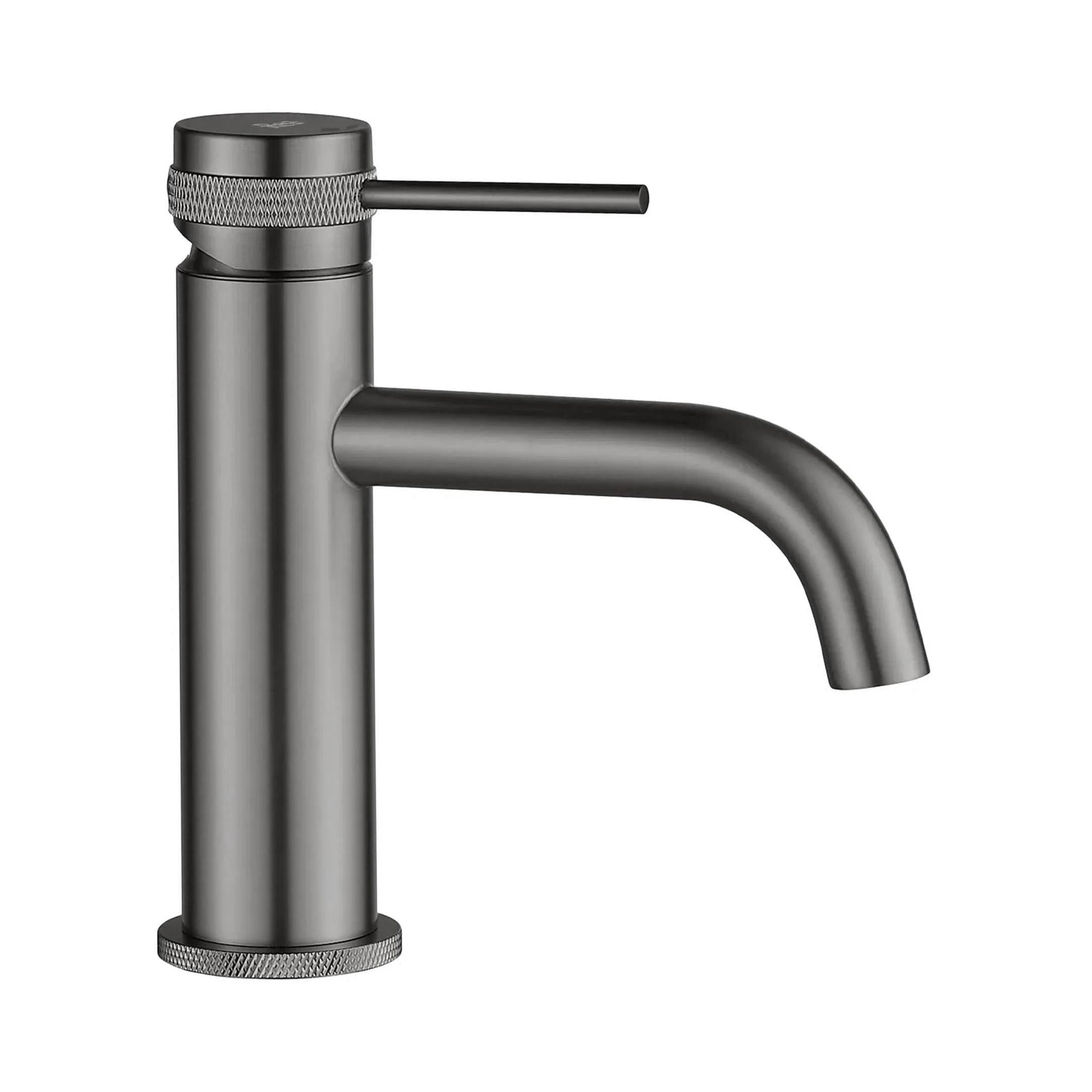 Смеситель для раковины Rea Lungo Grip tytan однорычажный Графит матовый (37460777)