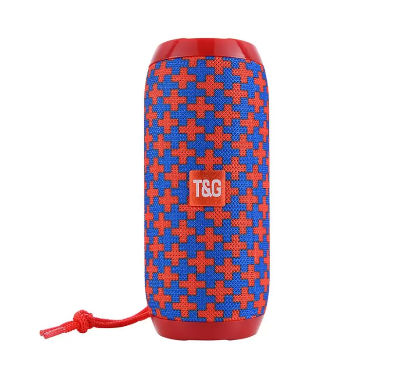 Портативная колонка Bluetooth TG аккумуляторная 2 динамика 5 Вт USB/TF карты/AUX Красный (MX-10755R) Портативная колонка Bluetooth TG аккумуляторная 2 динамика 5 Вт USB/TF карты/AUX Красный (MX-10755R)