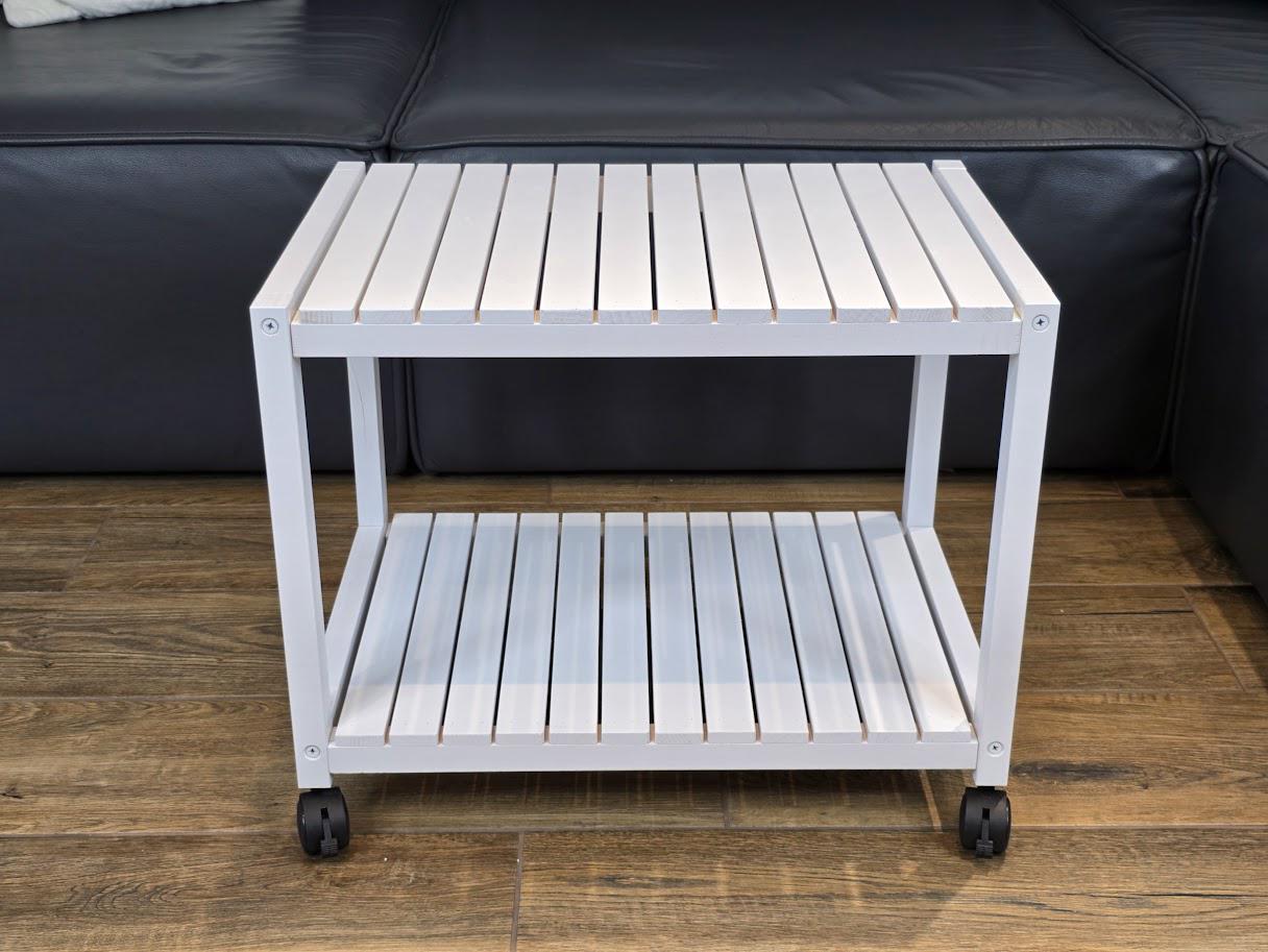 Журнальний столик дерев'яний 52х36х45 см Білий (жс1б) - фото 5 Журнальний столик дерев'яний 52х36х45 см Білий (жс1б) - фото 5