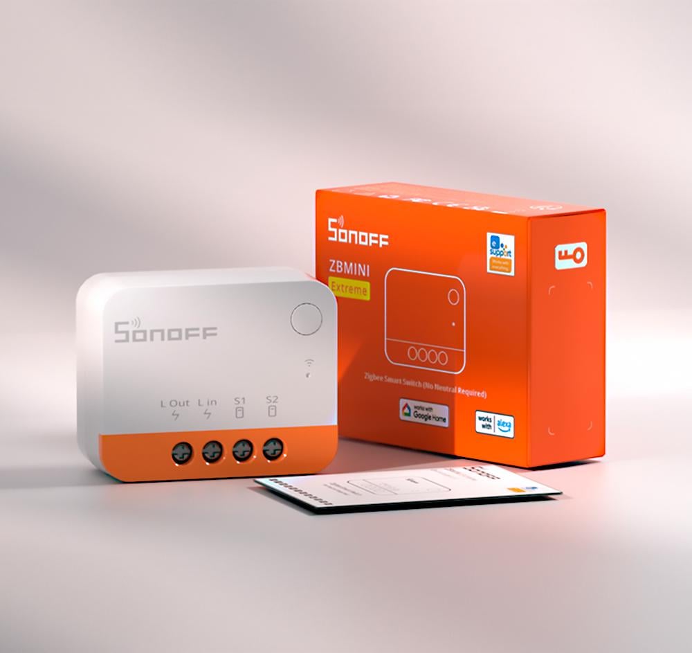 Реле одноканальное ZigBee без нуля Sonoff ZBMINIL2 (WH00589)