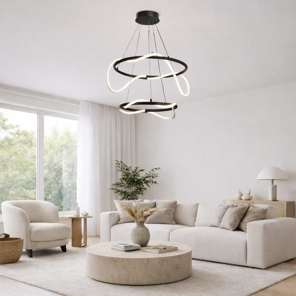 Люстра Fluid Ring нейтральный свет 130W (20126/80/60)