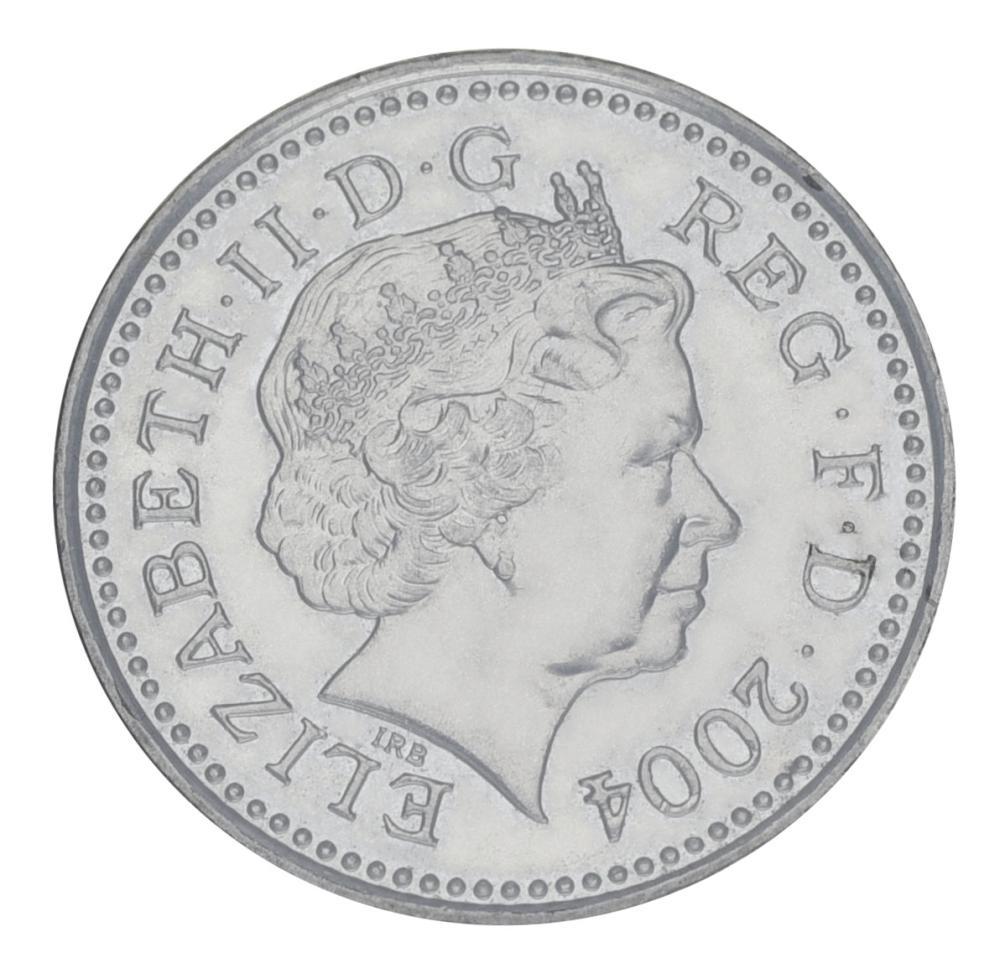 Коллекционная монета Великобритания 5 пенсов 2004 F-VF (М20947)