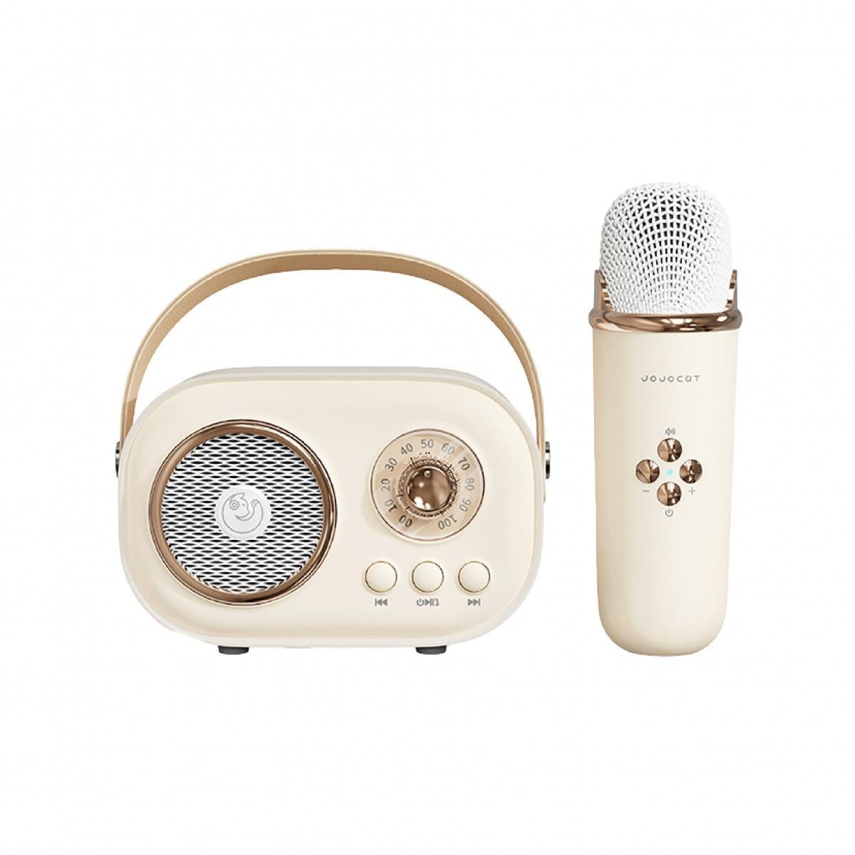 Колонка Bluetooth Platinum C-20 BT/TF/USB/FM з мікрофоном портативна та вологозахистом 5 Вт Бежевий (122009L)