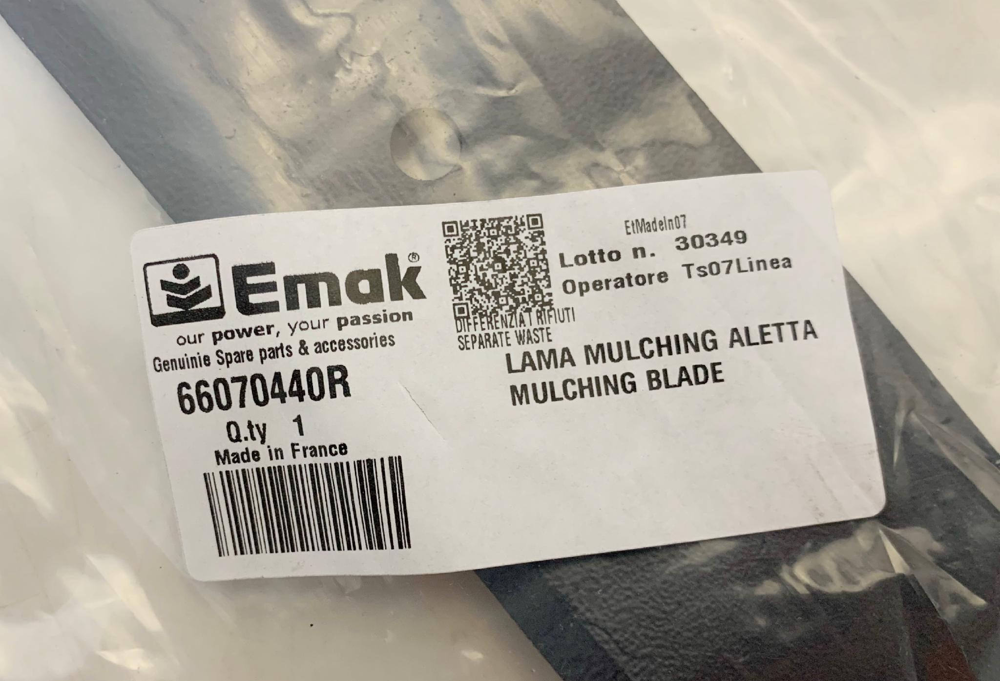 Ніж для газонокосарки 51 см для Oleo-Mac G 53 PK/G 53 TK/GV 53 PK/GV 53 TK (66070440R) - фото 2