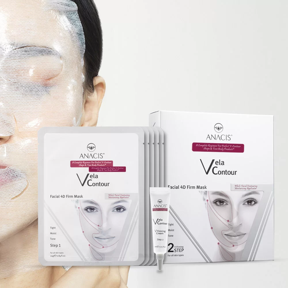 Комплекс Anacis Vela Contour Firm Mask для мгновенного лифтинга кожи лица (29170106) - фото 3