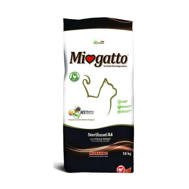 Корм сухой для стерилизованных котов Morando Miogatto Sterilizzati с курицей 10 кг (11237596)