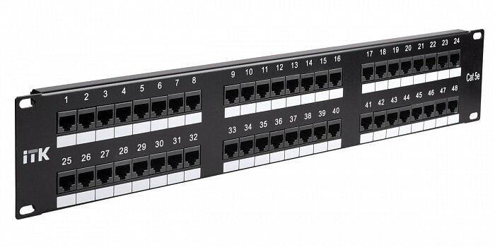 Патч-панель 2U УЭК 5Е UTP 48 портов Dual (PP48-2UC5EU-D05) Патч-панель 2U УЭК 5Е UTP 48 портов Dual (PP48-2UC5EU-D05)