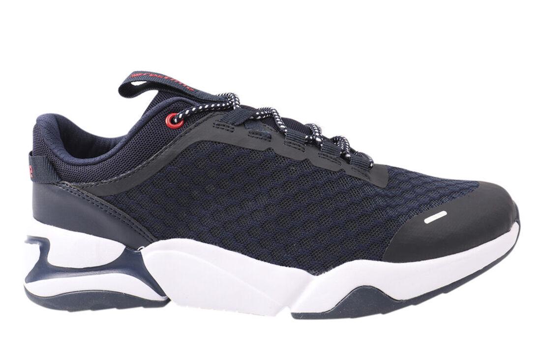 Кроссовки мужские Restime из текстиля на низком ходу на шнуровке р. 40 Синий (147-21LK) - фото 3