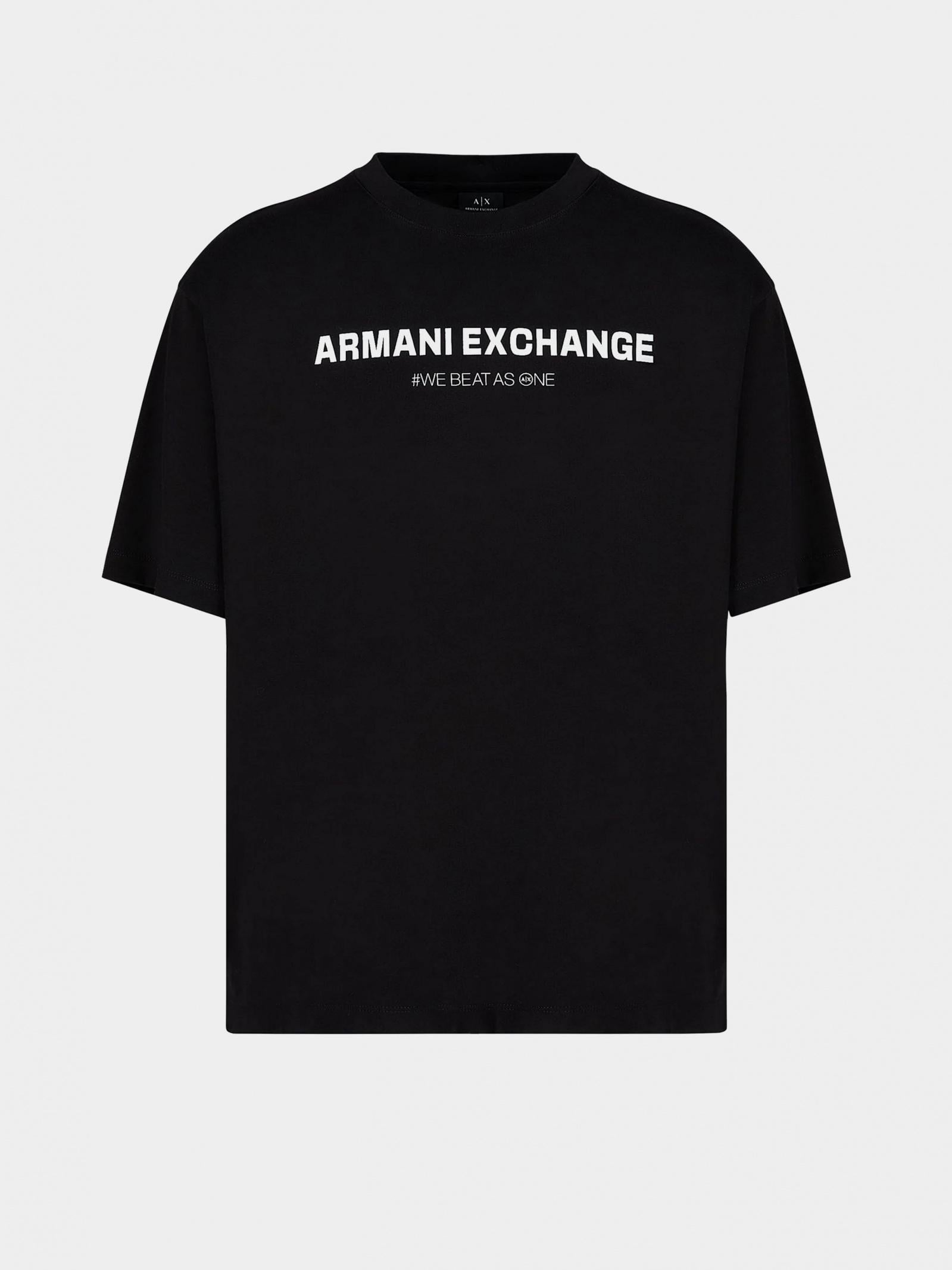 Футболка мужская Armani Exchange We Beat As One AX-3038 M Black (17822456)