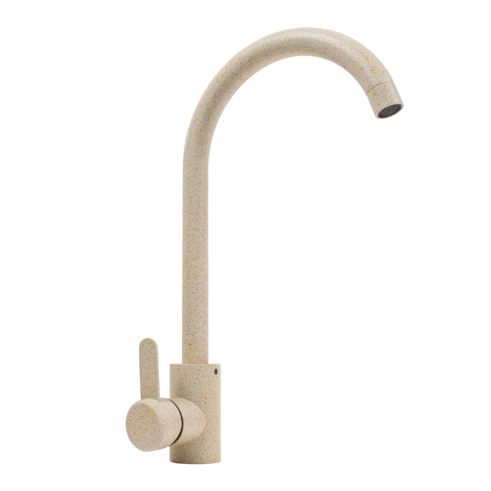 Смеситель кухонный Platinum 7990 NEST Песочный