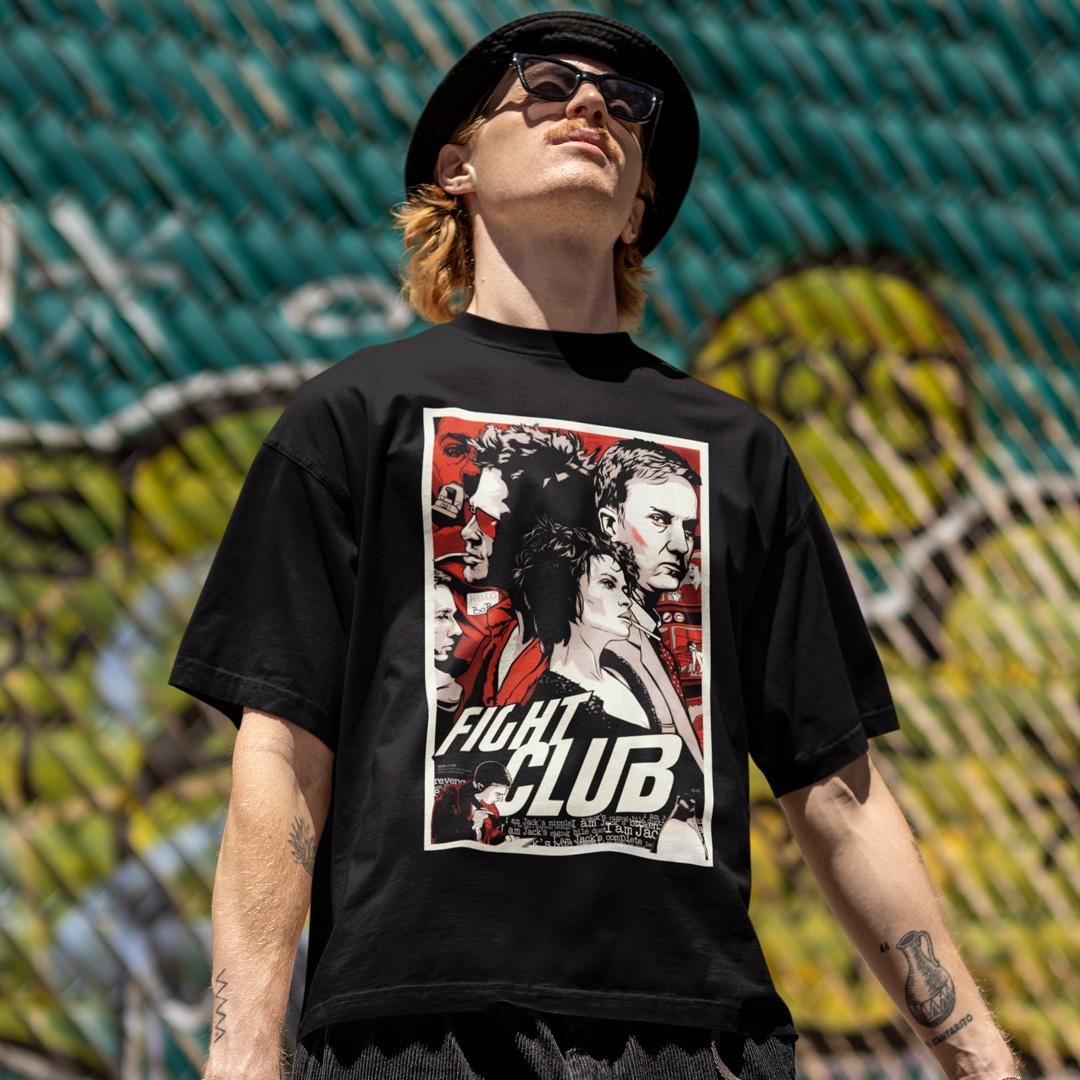 Футболка унисекс Fight Club Alt Poster 2XL Черный (0000012755)