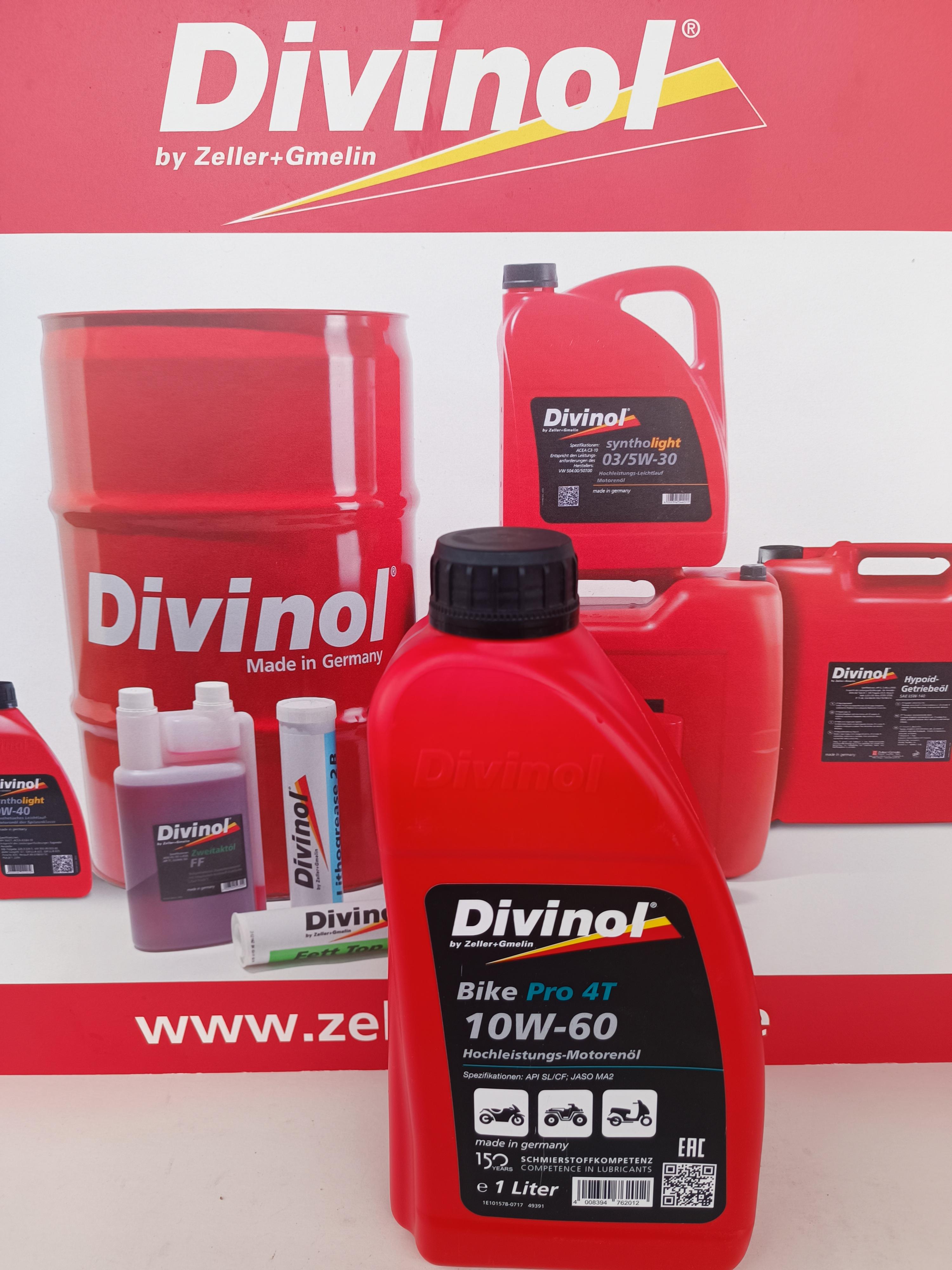 Моторне мастило Divinol Bike Pro 4T 10W-60 1 л (49391) - фото 5