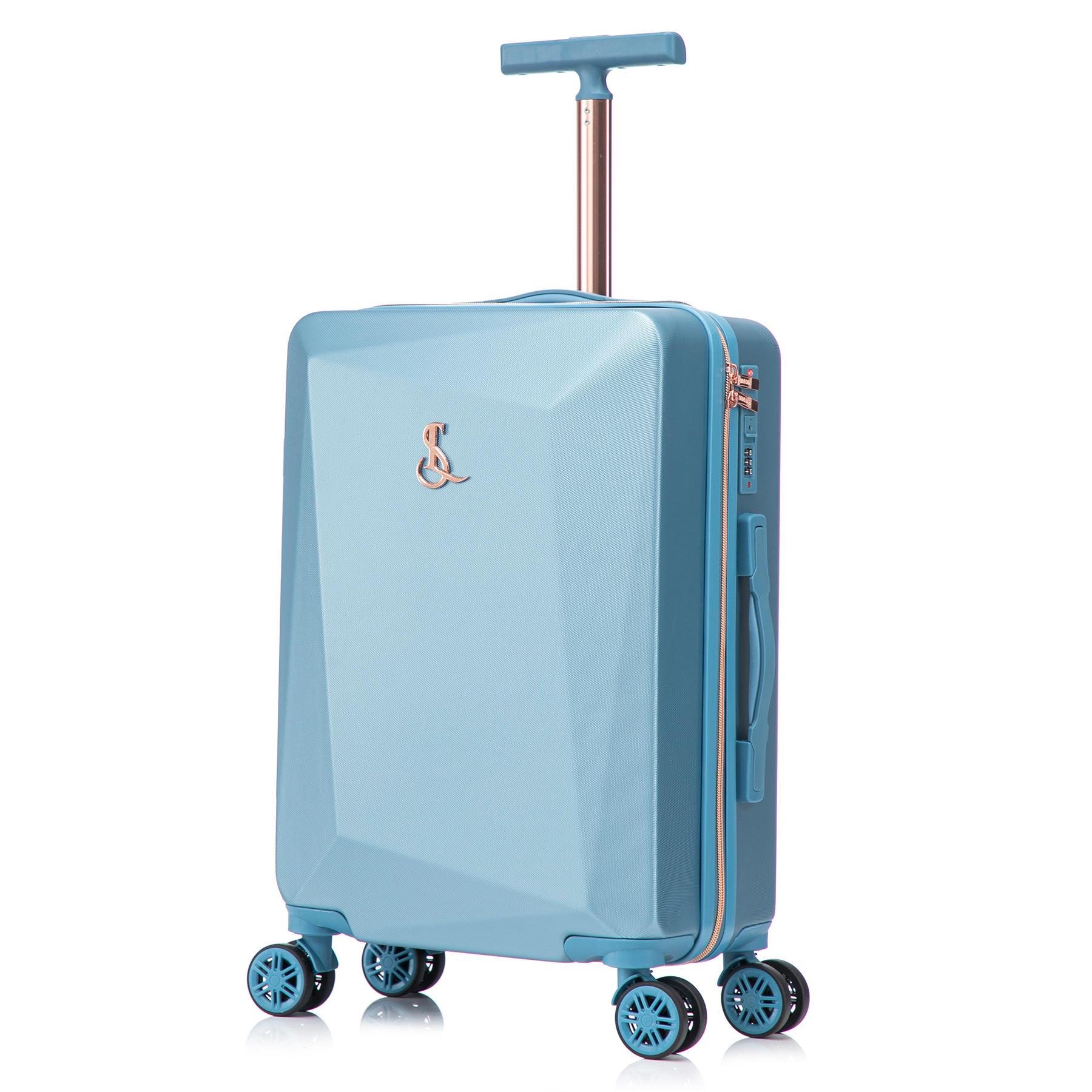 Чемодан SEMI LINE 20" Light Blue (T5913-1) - фото 1 Чемодан SEMI LINE 20" Light Blue (T5913-1) - фото 1