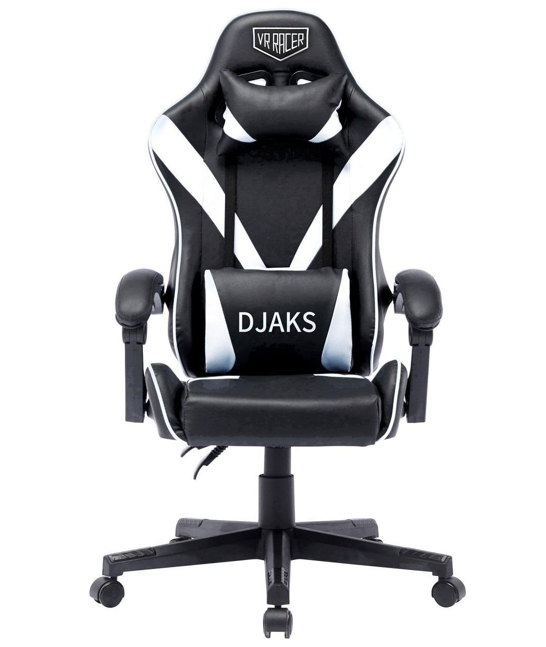 Крісло геймерське AMF VR Racer Dexter Djaks Чорно-білий