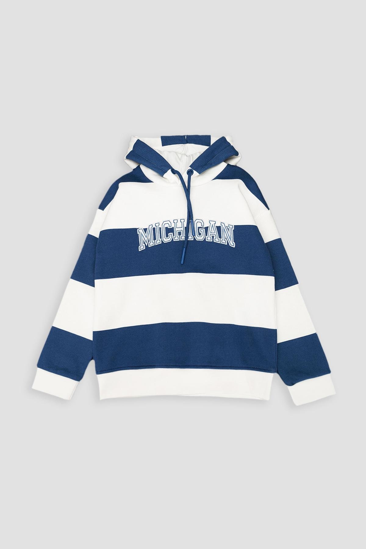 Худи для мальчика ЦБ-00252754 122 см Синий (28575876)