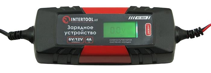 Интеллектуальное зарядное устройство Intertool AT-3024 6/12 В