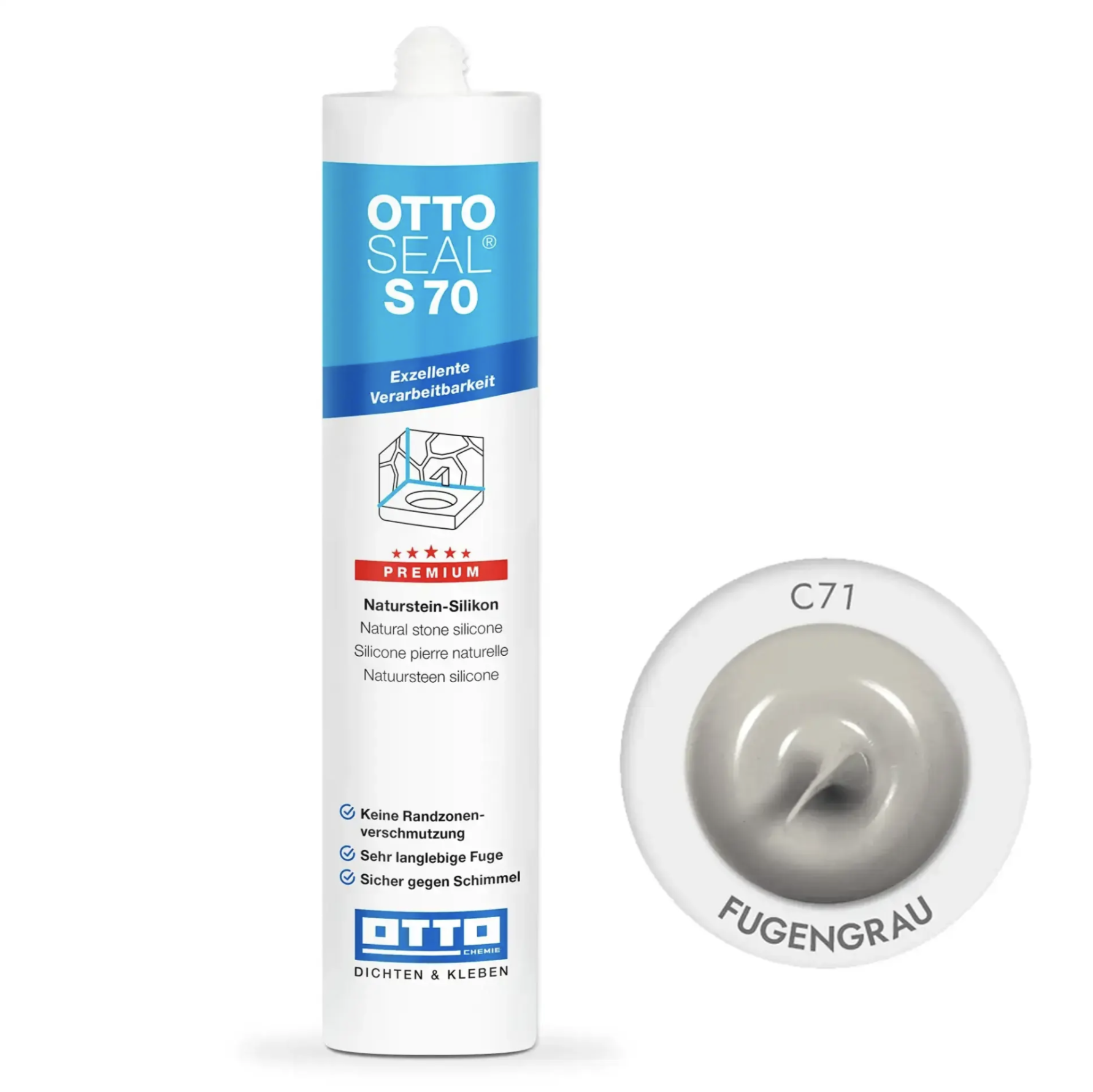 Герметик силіконовий OTTOSEAL S70 С71 (S70C71)