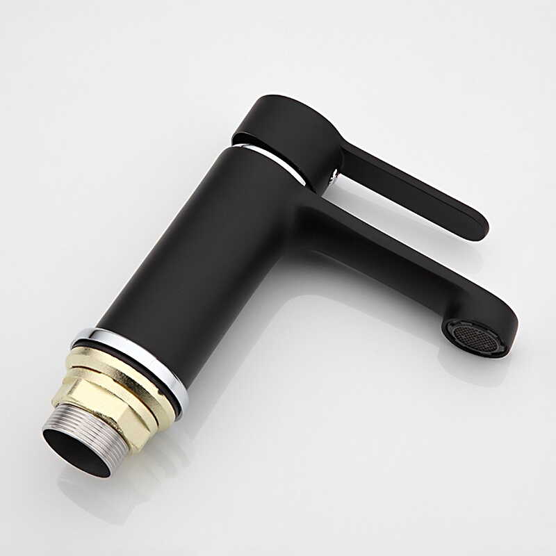 Смеситель для умывальника Frap F1042 Черный/Хром (1033663) - фото 7