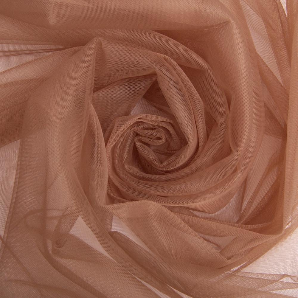 Тканина фатин V-H49 євро 3,0 м Мокко (23702) - фото 1