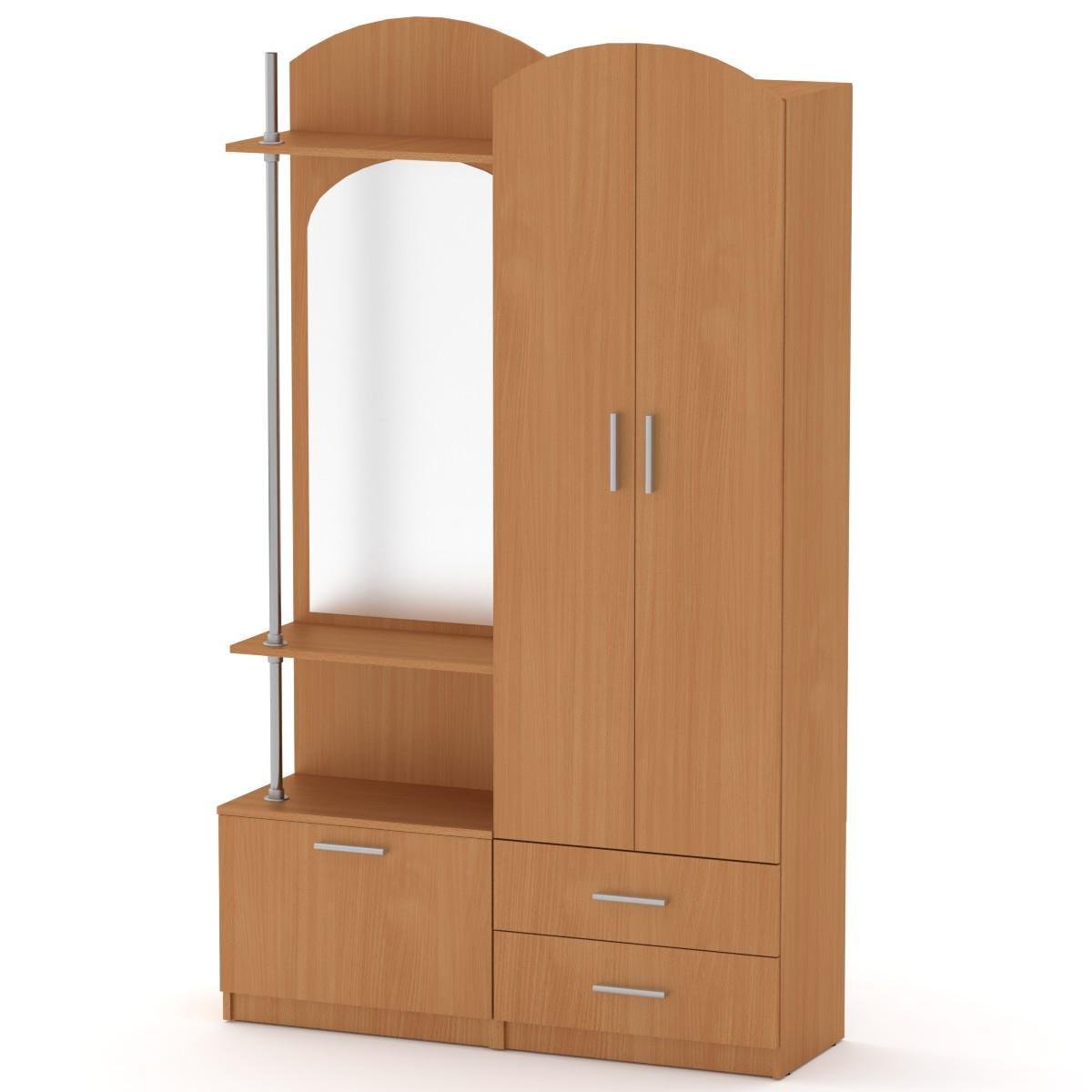 Прихожая МеблиКо Валентина 120х38х200 см Бук (k-2203-2)