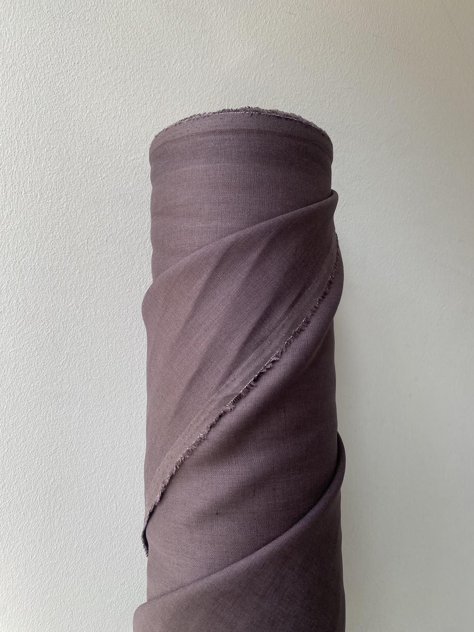 Ткань рубашечно-платьевая LINEN PLUS 100% лен смягчена 143 см 1297 Коричневый - фото 1 Ткань рубашечно-платьевая LINEN PLUS 100% лен смягчена 143 см 1297 Коричневый - фото 1