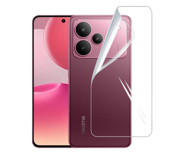 Пленка гидрогелевая Hydrogel Film для Realme P4 5G на заднюю панель Transparent