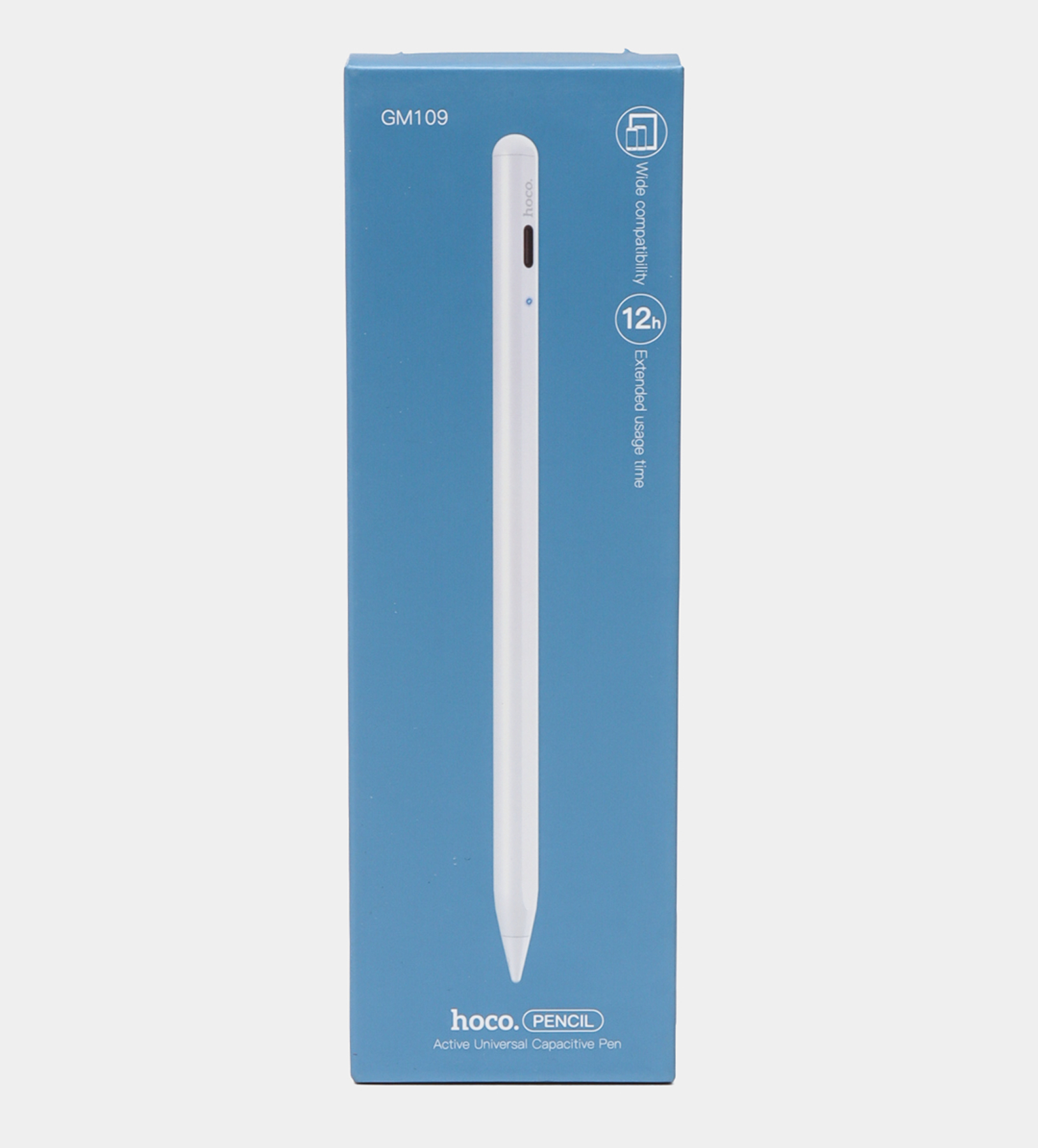 Стилус Hoco GM109 універсальний з акумулятором для сенсорних пристроїв Білий - фото 8