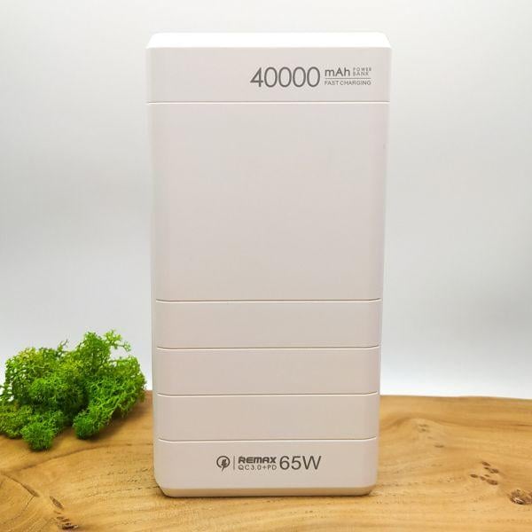 Зарядное устройство 400000 mAh REMAX MPP-310 65W QC/PD LED White - фото 2