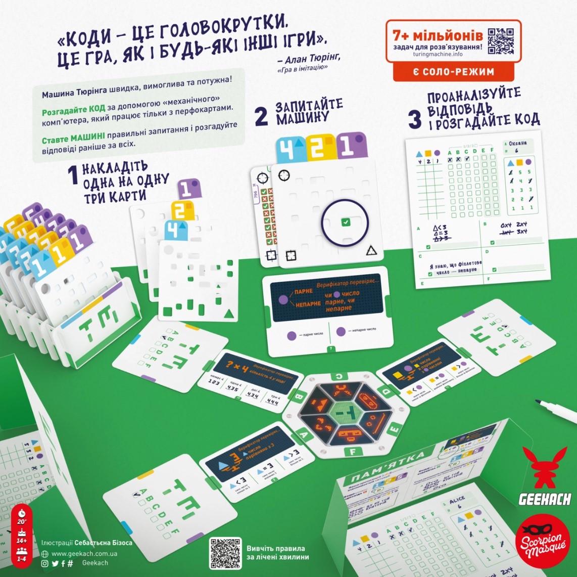 Настільна гра Машина Тюрінга (GKCH169tm) - фото 2