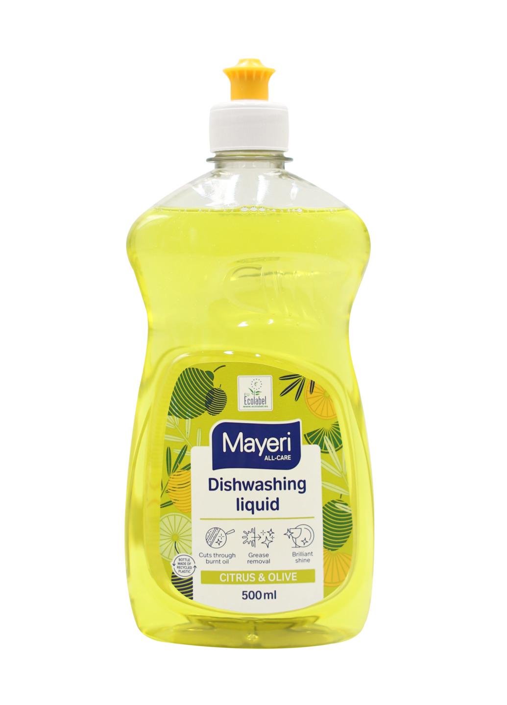 Засіб для миття посуду Mayeri лимон та оливка 500 мл