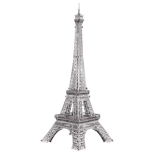 Конструктор Piececool Eiffel tower P003-S колекційна модель Silver