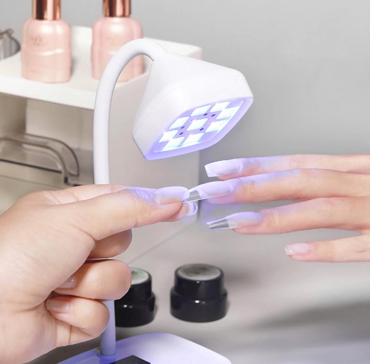 Лампа Led 6 для сушіння гель лаку на акумуляторі 1500 mAh 27 Вт - фото 4