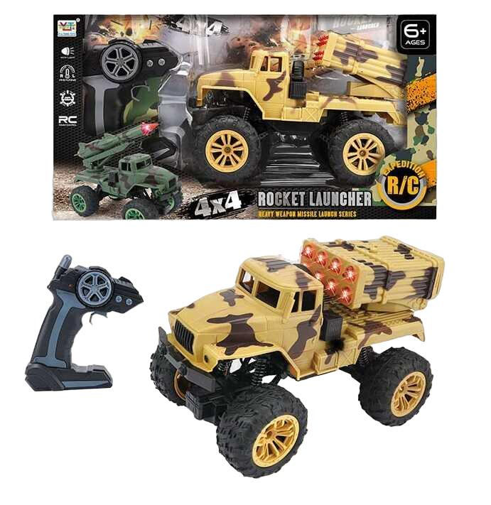 Машина на радиоуправлении аккумулятор 37V со звуком и подсветкой колеса 6х6 см Yellow (134102) - фото 2 Машина на радиоуправлении аккумулятор 37V со звуком и подсветкой колеса 6х6 см Yellow (134102) - фото 2