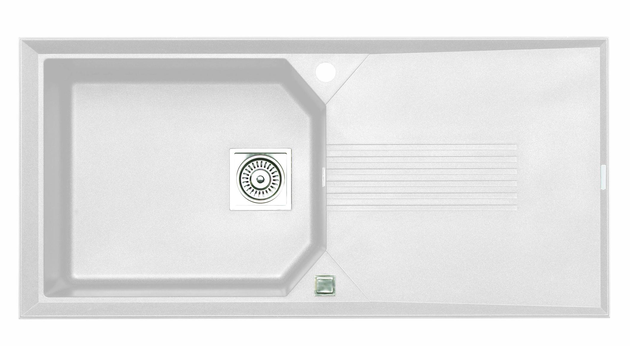 Кухонна мийка LONGRAN HELIX 1.0B Білий (Opal White) - фото 1 Кухонна мийка LONGRAN HELIX 1.0B Білий (Opal White) - фото 1