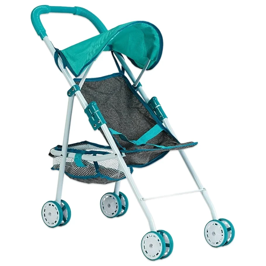 Тележка для кукол TK Group складная конструкция с корзиной в пакете - фото 3 Тележка для кукол TK Group складная конструкция с корзиной в пакете - фото 3