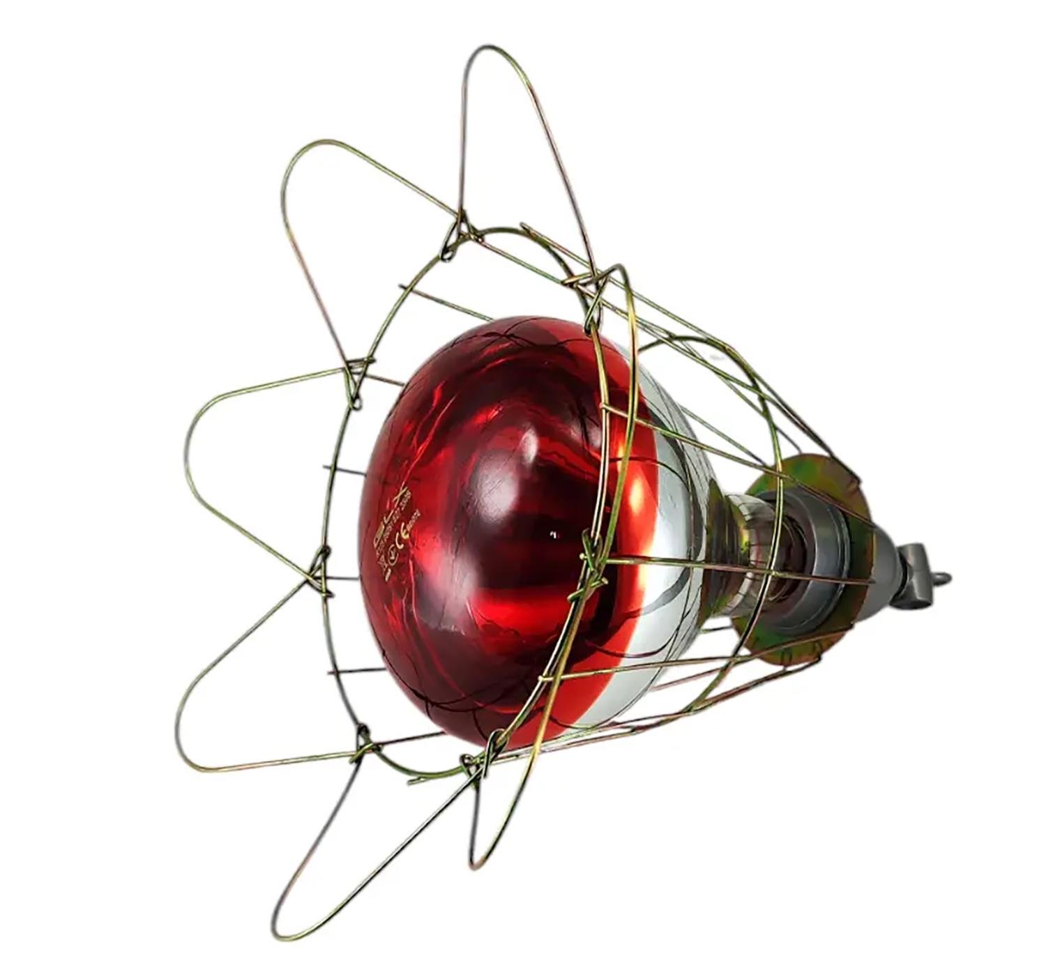 Світильник для інфрачервоної лампи ІКЗК R80-R125 E27 для обігріву тварин та птахів без лампи (87211) - фото 2 Світильник для інфрачервоної лампи ІКЗК R80-R125 E27 для обігріву тварин та птахів без лампи (87211) - фото 2