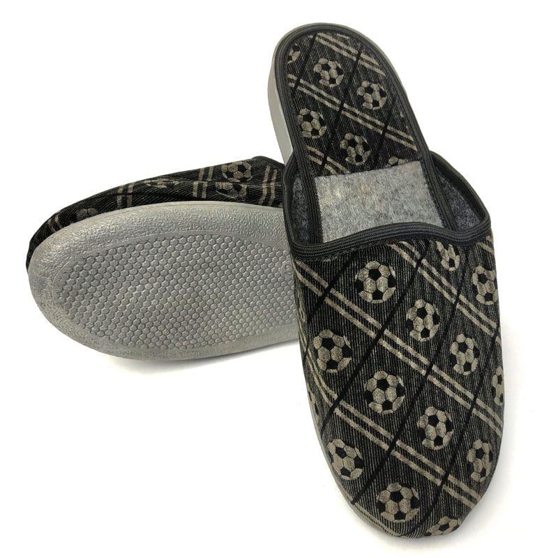 Тапочки домашние мужские БЕЛСТА Эспа Мяч 4002 p. 44 27 см Черный