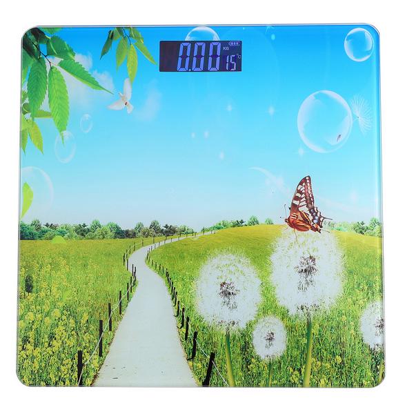 Ваги електронні підлогові 17BT зі скляною поверхнею