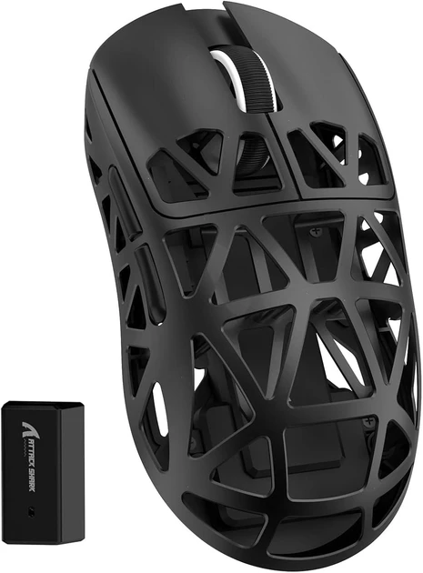 Ігрова бездротова мишка attack shark R2 Black (2673221489)
