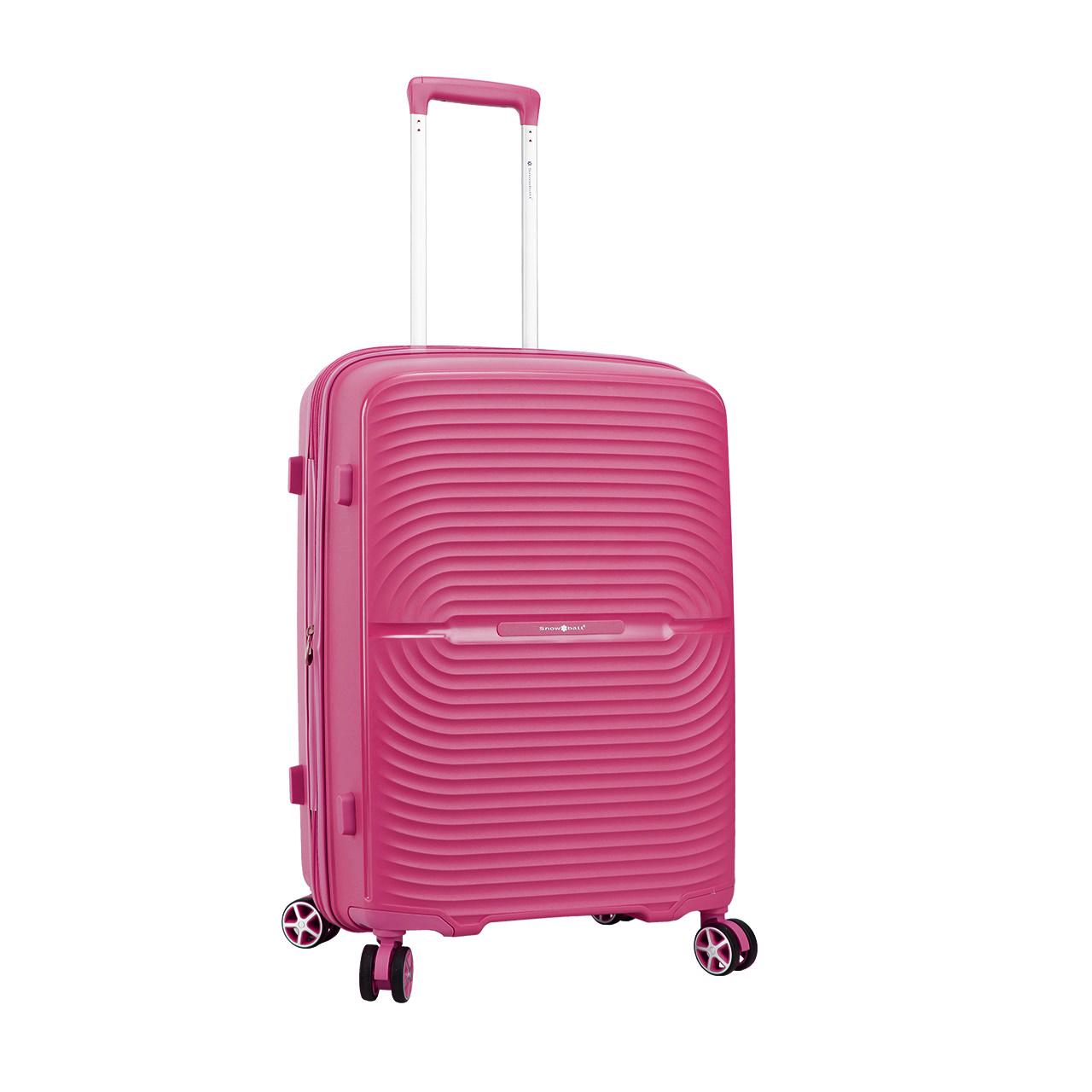 Валіза середня Snowball 40903 поліпропілен M Малиновий - фото 10