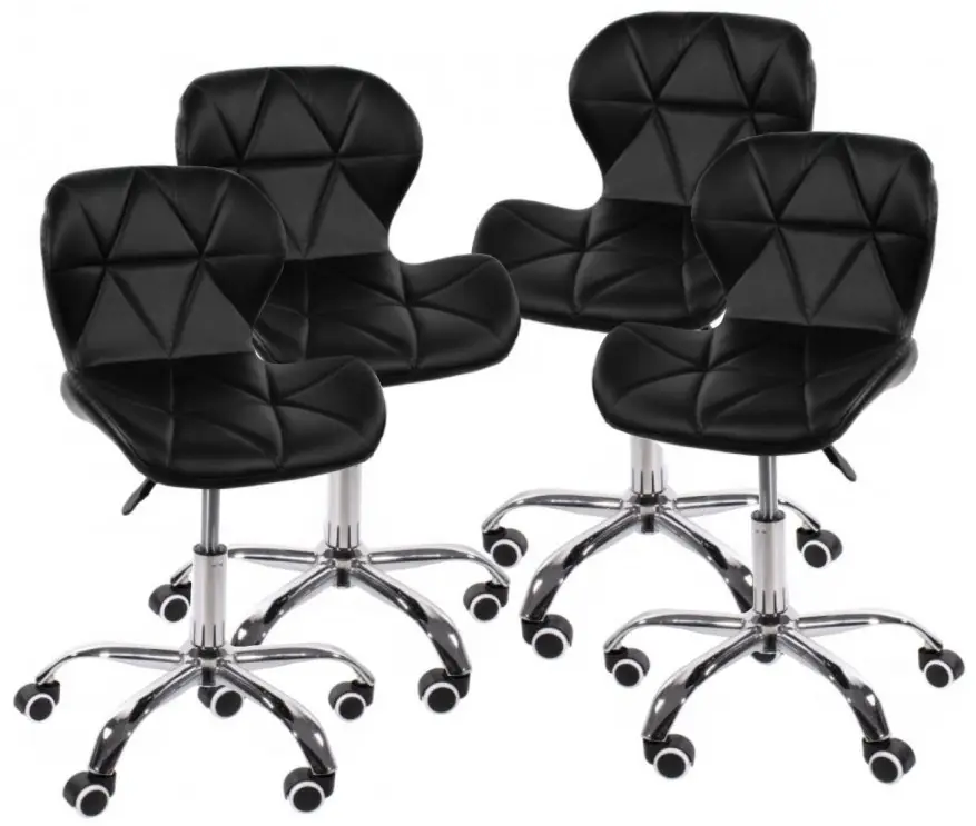 Кресло на колесах Bonro B-531 4 шт. Черный (47000094)