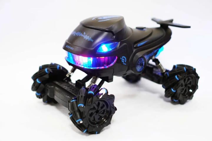 Машинка на радиоуправлении HyperDrift Акула вездеход 28 см Сине-черный (35048409)