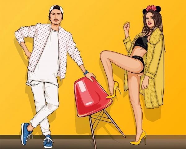 Картина за номерами Brushme Время и Стекло 505 51х41х3 см (PGX27286)