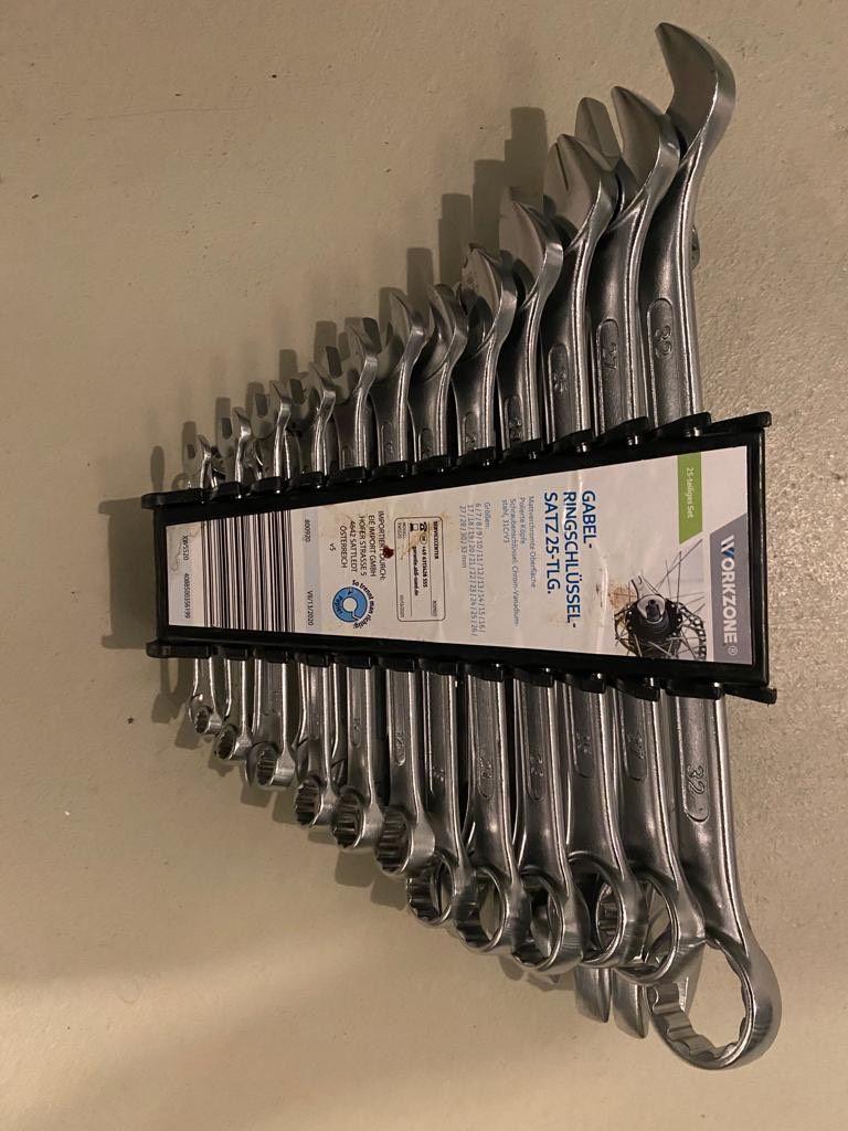 Набор ключей CrV WORKZONE 25 шт. 6-32 мм - фото 9 Набор ключей CrV WORKZONE 25 шт. 6-32 мм - фото 9