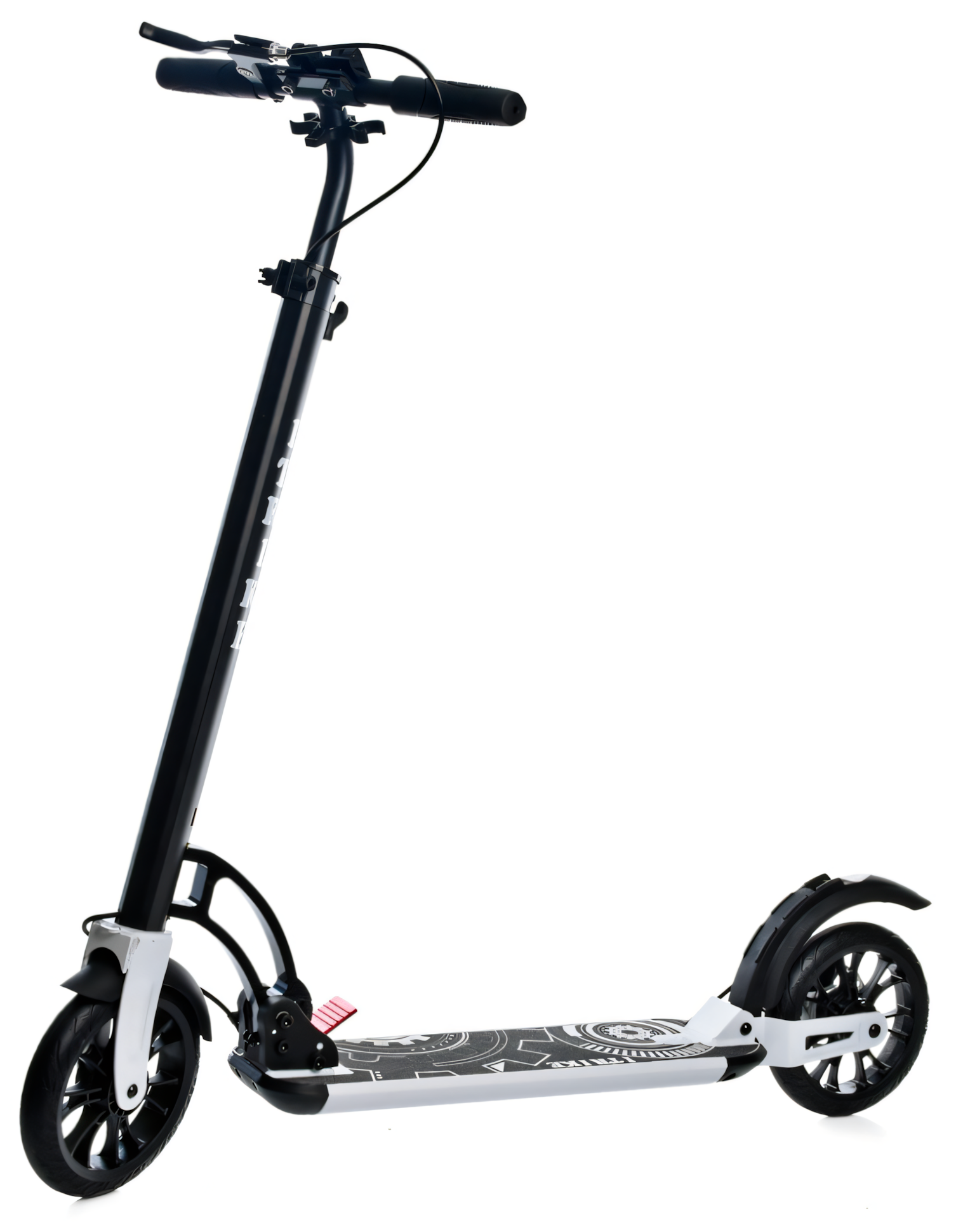 Самокат iTrike взрослый алюминиевый с литыми колесами 200 мм Белый DS-171-S-298 (DS-171-S-298)