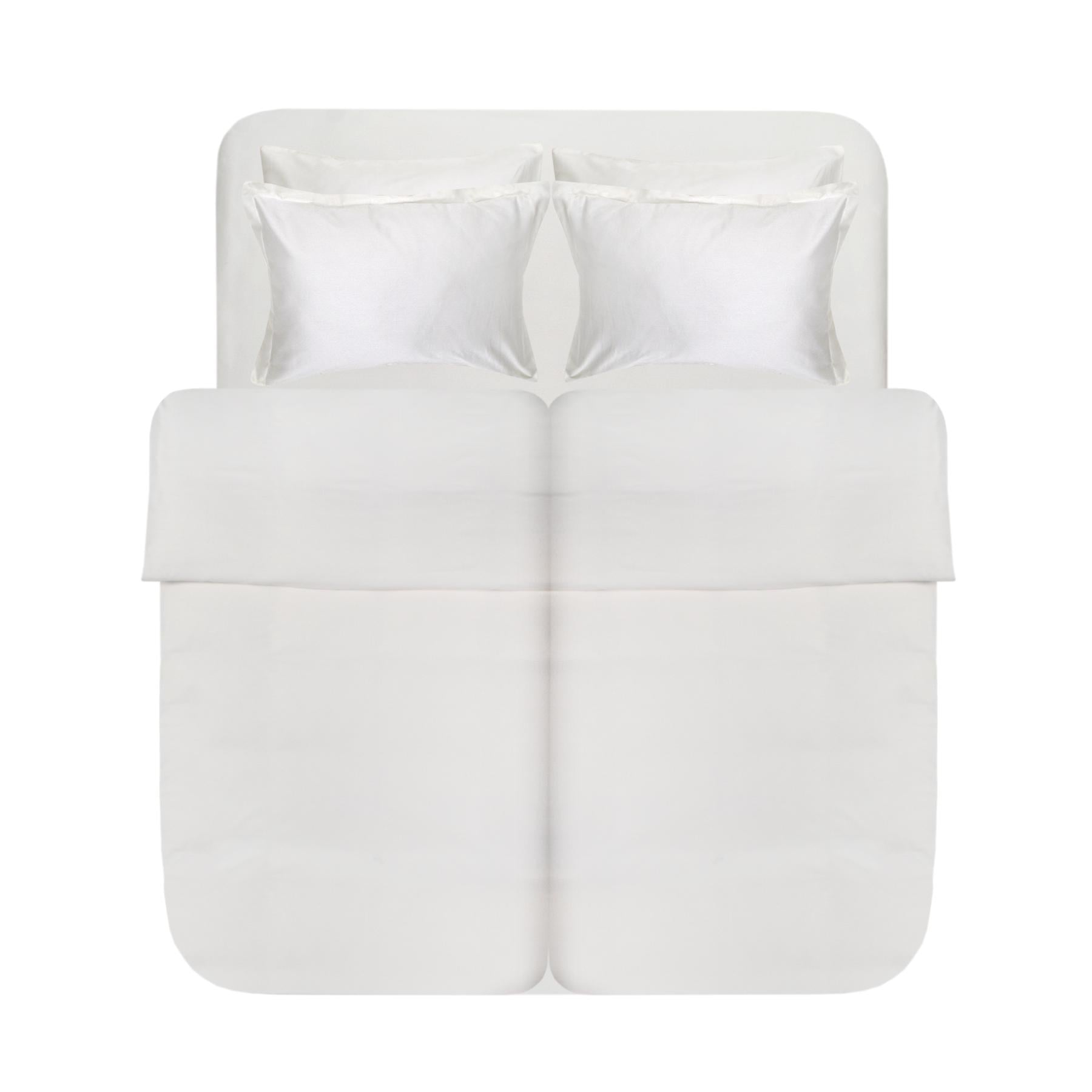 Комплект постільної білизни Lotus Home Brista 210ТС сатин сімейний 160x200/30 см Молочний (svt-2000022343596)